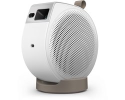 BenQ GV32 1080p Full HD LED Mini Beamer - Draagbare muur- en plafondprojector met statiefvoet - Projectie met roterende hoek - Projector met 500 ANSI Lumen - 18W 2.1ch bass Bluetooth speaker - Google TV met Netflix - Chromecast & AirPlay - Autofocus