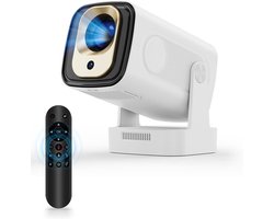 Cahaya Nova - 4K ondersteuning - Mini Beamer - mini projector - draagbare beamer - projector / beamer - Geïntegreerd Android 12.0 systeem - Screen mirroring smartphone - Home cinema