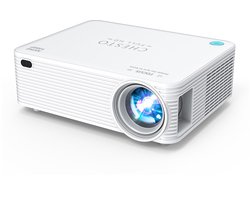 Chesto Beamer FULL HD (4K-Ondersteuning) - 10.000 lumen - Streamen vanaf je telefoon met wifi - Inclusief draagtas