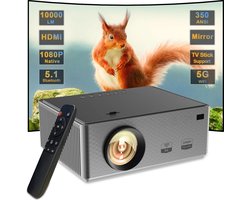 Draagbare Beamer ondersteunt 4K 170 inch Full HD thuisbioscoop 500 Ansi lumen wifi-Bluetooth-projector met populaire zoekwoorden toegevoegd Jumbotron Beamer.
