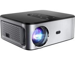 Elementkey BeamBurst – 8K LED - 5G WiFi - High End Beamer Projector – 700 ANSI Lumen – Bluetooth 5.1 - Home Theater - 40-300 Inch – Android System - Zilver