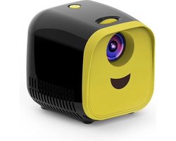 Elementkey PiX Draagbare Mini Beamer - 1080P Full HD - Kindvriendelijke Projector met 5W Speaker - Geel/Zwart