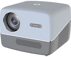 Fuegobird A6 Beamer - 1080P Full HD - Smart Home Projector - Support 4K - Android TV 9.0 - 450 ANSI - Streamen met IOS & Android - Autofocus en 4D keystone - 2GB RAM+32GB ROM - WiFi6 - 2.4G/5G WiFi - BT5.0 - Netflix/Prime Video/Youtube - Grijs