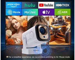 HY310 Mini Beamer – Full HD 1080P Projector – Android 11 – WiFi – Draagbare Thuisbioscoop