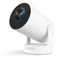 Intelligenter Mini Beamer Android 11 - FHD 1080P Projektie met 4K-ondersteuning, 300 ANSI Lumen, HiFi Geluid & WiFi 6 - Perfect voor Slaapkamer en Thuisbioscoop