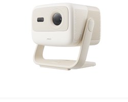 JMGO N1S Nano - 460 ISO Lumen - Audio door Dolby Digital - 1080P - HDR10- Google TV- Ingebouwde Multi-Angle Standaard- met WiFi & Bluetooth voor Thuis - Beamer - DLP Projector