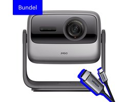 JMGO N1S Ultimate 4K Connectie Bundel - 4K - Met USBC naar HDMI-kabel - alles in een beamer scherm - Netflix - HBO
