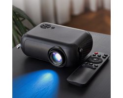 MikaMax Smart Mini Projector - Mini Beamer - Met ingebouwde Speaker - Verbindt met - WiFi - HDMI - SD kaart - Audio Jack