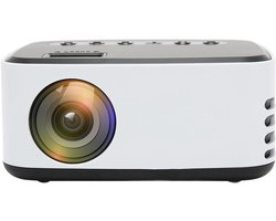 Mini Beamer, HD 1080P Thuisbioscoop Projector – Draagbare Outdoor Wifi Projector met LED-verlichting en Adapter voor Smartphone, Tablet, Laptop en TV Stick (#1)