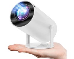Mini beamer - Pro versie - Mini Beamer - mini projector - draagbare beamer - projector / beamer - Geïntegreerd Android 12.0 systeem - Screen mirroring smartphone - Home cinema