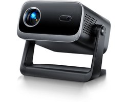 Mini Beamer - Projector - Digitale projector - 145° verstelbare standaard Miniprojector met WiFi en Bluetooth - 1080P - 18000 lumen - Draagbare projector - Autofocus - Schermschaal 16:09 - Compatibel met HDMI, Stroom, USB - Zwart