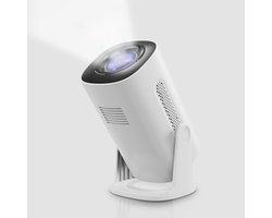 Mini Beamer - WiFi & HDMI - 120” Projectie - 50.000u LED - 4K ondersteunend - 42W Geluid - Met Afstandsbediening + HDMI kabel