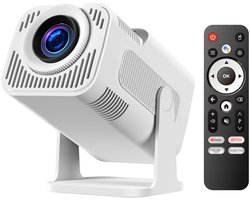 Muzee, Android Tv Projector Wifi Home Theater Game Video 4K Scherm Video Lcd Android Home Smart Hy320 Mini 4K Projector