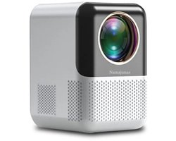 Namajunas - Mini beamers - Draagbare Beamer - Projector / Beamer - Smart Projector met 4K - Voor iOS en Android - Android 10 - WiFi 5 & Bluetooth 5.2 - Thuisbioscoop - Autofocus