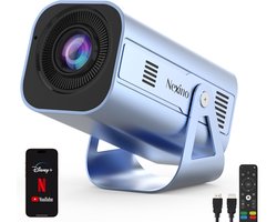 Nexino® Beamer MAX 10.000 Lumen - 4K-ondersteuning - Home Cinema - Ingebouwde Android - Wifi & Bluetooth - Streamen vanaf je telefoon - Incl. HDMI-kabel