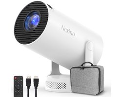Nexino® Mini Beamer Pro HiFi - Projector - 4K Support - Android 14.0 - Home Cinema - Wifi & Bluetooth - Geschikt voor IOS en Android - Incl. Opbergtas