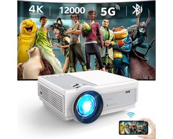 Projector - 4K - Mini Projector - Bluetooth - Draagbaar - 1080P