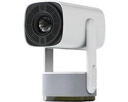 Proun Alles-in-één Mini Beamer - met 4K-ondersteuning - iOS & Android - Mini Projector - Wit