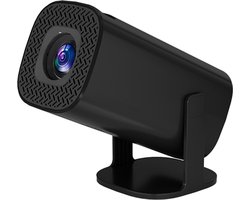 Proun Mini Beamer - Alles-in-één met 4K-ondersteuning - Full HD - iOS & Android - Mini Projector Smart TV - Zwart