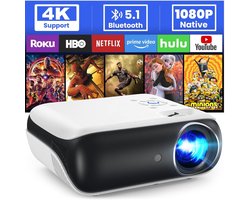 Quvo®Mini beamers - Projector - Mini beamer - Wit - 24cm x 10cm x 21cm