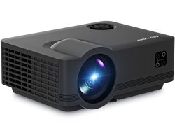 Spoused Beamer - Full-HD - 11.000 Lumen - Streamen Vanaf Je Telefoon Met WiFi - Mini Beamer - Zwart