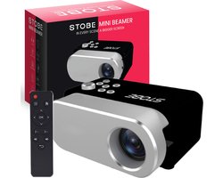 STOBE® Mini Beamer - Projector - 55 ANSI lumen - HDMI - Ingebouwde Speaker - Budget beamer - Budget Mini Projector - Kindercadeau - Beste beamer voor kinderen - Beamer voor kinder kamer.