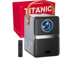STOBE® TITANIC draagbare mini beamer - eenvoudig mee te nemen - Projector voor films te kijken - mini projector - HDMI - AUX - USB - 4K beamer support
