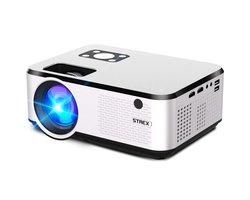 Strex Beamer - Full HD 1920x1080P - 7000 Lumen - Streamen Vanaf Je Telefoon Met WiFi - Mini Projector