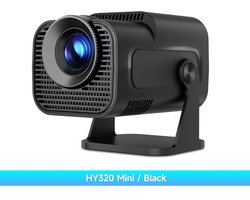 TrendWave 180 ° Draaibare Projector - HD 1080P Beamer - 4K - WIFi BT5.0 - Auto Focus - Smart Home Theater Video - Mini Beamer