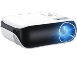 TrendWave Beamers 4K - Full HD 1080P Mini Beamer - Bluetooth - Draagbare Mini Thuiscinema - Projektor - Smartphone/HDMI/USB/AV