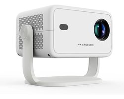 Tresaro Magcubic L018 Mini Beamer, Beamer en Projector – Full HD 1080P, 650 ANSI-Lumen, Draagbare Mini Beamer met Android OS, Bluetooth, Ingebouwde Luidspreker en Projectiegrootte tot 300 Inch voor Home Cinema, Gaming en Presentaties