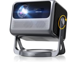 ULTIMEA Smart Beamer - 4K-ondersteuning Android TV 11.0 met Netflix, Full HD 1920x1080P, 90° Gimbal, 5G WiFi - Bluetooth Projector