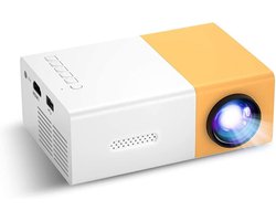 Vitdipy - Beamer - Projector - HD - Mini Projector - Smart Beamer - IOS & Android - Met Afstandsbediening - Resolutie van 320 x 240 - Geel