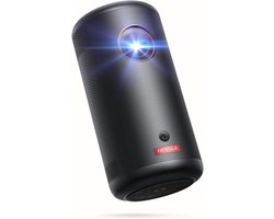 Wi-Fi Slimme Projector 1080p - Zwart - Met Dolby Digital - Draagbaar - Google TV - Netflix - 200 ANSI-lumen - 120-inch Beeld - Ingebouwde Accu - 25 uur Speeltijd Beamer