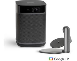 XGIMI MoGo 2 (GTV) Pro Draagbare Smart-Projector met Statief – Full HD 1080p – 400 ISO Lumen – Google TV met Netflix – Dolby Audio