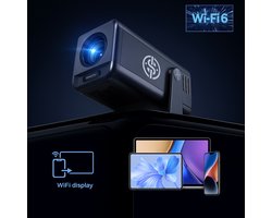 XL HY500 MAX LED Projector 4K Android 13 Ultra HD - Full HD 1080p - Wifi 6 & Bluetooth 5.0 - Thuisbioscoop Beamer met Apps
