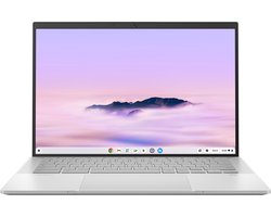 ASUS Chromebook Plus Enterprise CB54 CB5403CMA-QM0984 Intel Core Ultra 5 115U 35,6 cm (14") Touchscreen WQXGA 16 GB LPDDR5x-SDRAM 128 GB SSD Wi-Fi 6E (802.11ax) ChromeOS US International Zilver