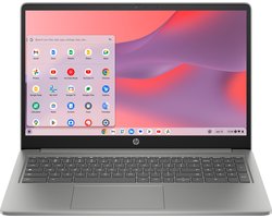 HP Chromebook 15a-nb0013dx Intel® N N200 39,6 cm (15.6") HD 8 GB LPDDR5-SDRAM 64 GB eMMC Wi-Fi 6 (802.11ax) ChromeOS Zilver