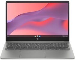 HP Chromebook 15a-nb0100nd Intel® N N100 39,6 cm (15.6") Full HD 4 GB LPDDR5-SDRAM 128 GB UFS Wi-Fi 6 (802.11ax) ChromeOS Zilver