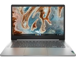 Lenovo IdeaPad 3 Chrome 14M836 MediaTek MT8183 Chromebook 35,6 cm (14") Full HD 8 GB LPDDR4x-SDRAM 128 GB eMMC Wi-Fi 5 (802.11ac) ChromeOS Engels Grijs