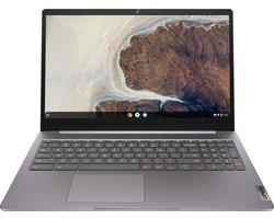 Lenovo IdeaPad 3 Chrome 15IJL6 Intel® Pentium® Silver N6000 Chromebook 39,6 cm (15.6") Full HD 8 GB LPDDR4x-SDRAM 128 GB eMMC Wi-Fi 6 (802.11ax) ChromeOS Engels Grijs