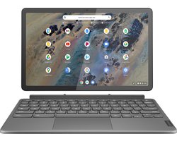 Lenovo IdeaPad Duet 3 Chrome 11Q727 Qualcomm Snapdragon 7c Gen 2 Chromebook 27,8 cm (10.9") Touchscreen 2K 8 GB LPDDR4x-SDRAM 128 GB eMMC Wi-Fi 5 (802.11ac) ChromeOS Engels Grijs
