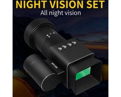 1080P Draagbare Nachtvisie Camera - Geschikt voor Dag en Nachtgebruik - 350m Bereik voor Foto's en Video's - Infrarood Digitale Camera voor Jacht en Wildobservatie - Nieuw Model