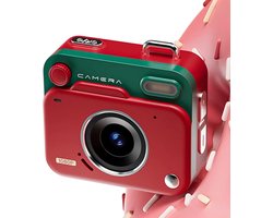 2026 Nieuwe Mini Digitale Camera HD – Retro CCD Sleutelhanger Camera – Kleine Digitale Camera – Draagbare Duimzak Camera voor Outdoor, Reizen & Cadeau – Foto- en Video Recorder (Geen TF-kaart)-ROOD