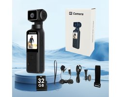 4K Handheld Actiecamera met 270° Rotatie & WiFi – Compact & Draagbaar