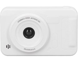 4K HD-camera 40 MP Autofocus Point and Shoot-camera met 8x Zoom Anti Shake 24 Inch Scherm Compacte Vlogcamera voor Reizende Beginners (WHITE)