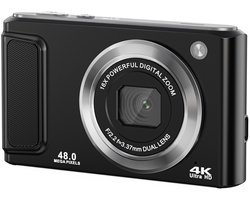 4K HD digitale camera met camera aan de voor- en achterzijde en stabilisatie