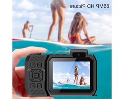 4K Onderwatercamera - 18x Optische Zoom - Digitale Camera Autofocus - 288 Inch 144 Inch Dubbel Scherm - 65 MP - 33FT Waterdichte Camera - 128 GB Kaart - Snorkelen .