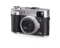 5K digitale camera met camera's aan de voor- en achterzijde, zoeker, autofocus, anti-shake