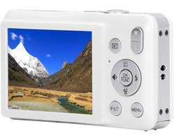 8K Digitale Camera, 2,7 Inch 68 MP IPS Vlogging Selfie Dual Screen Camera met 16x Digitale Zoom, 20 Ingebouwde Schoonheidsfilters, 750 MAh WiFi Digitale Videocamera voor Vloggen